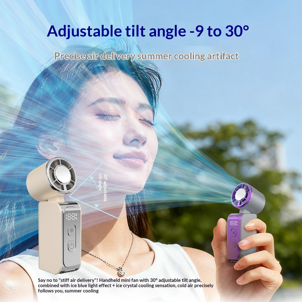 Refroidisseur à semi-conducteur à double usage Ice Pack Portable USB Powerful Fan