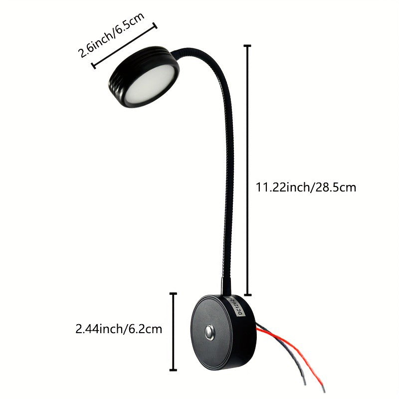 12V LED Touch Dimmable USB Spot Lecture lumière camping-car Campervan Caravan Boat