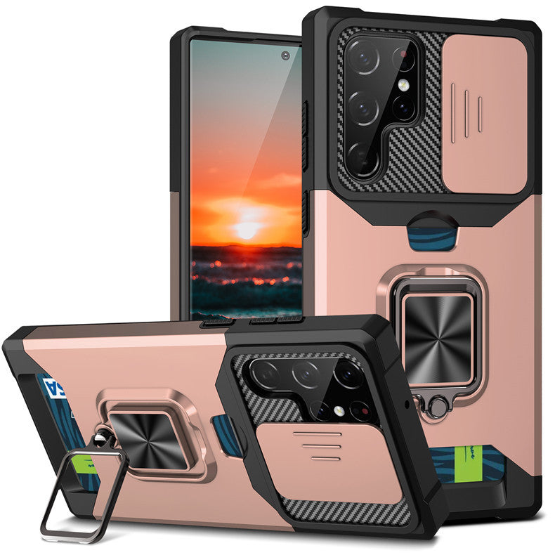 Housse de téléphone ultra-rapide coulissante pour carte
