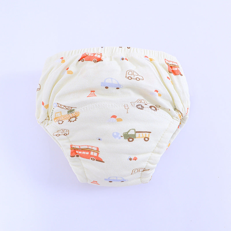 Pantalon d'entraînement pour bébé Pure coton respirant 6 couches Lavable Couche pour bébé