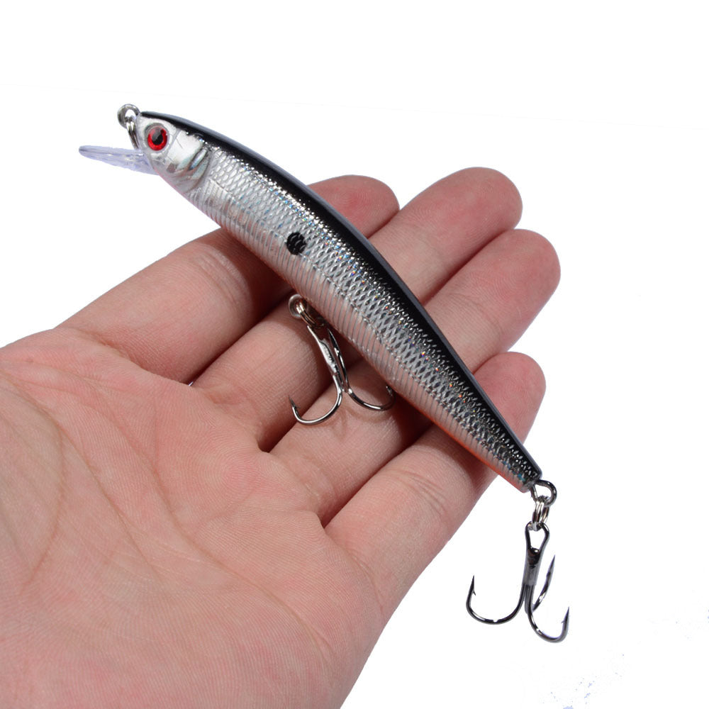 10 Couleur Minorua Bait Plastic Biomimetic Fausse Fausse Bait