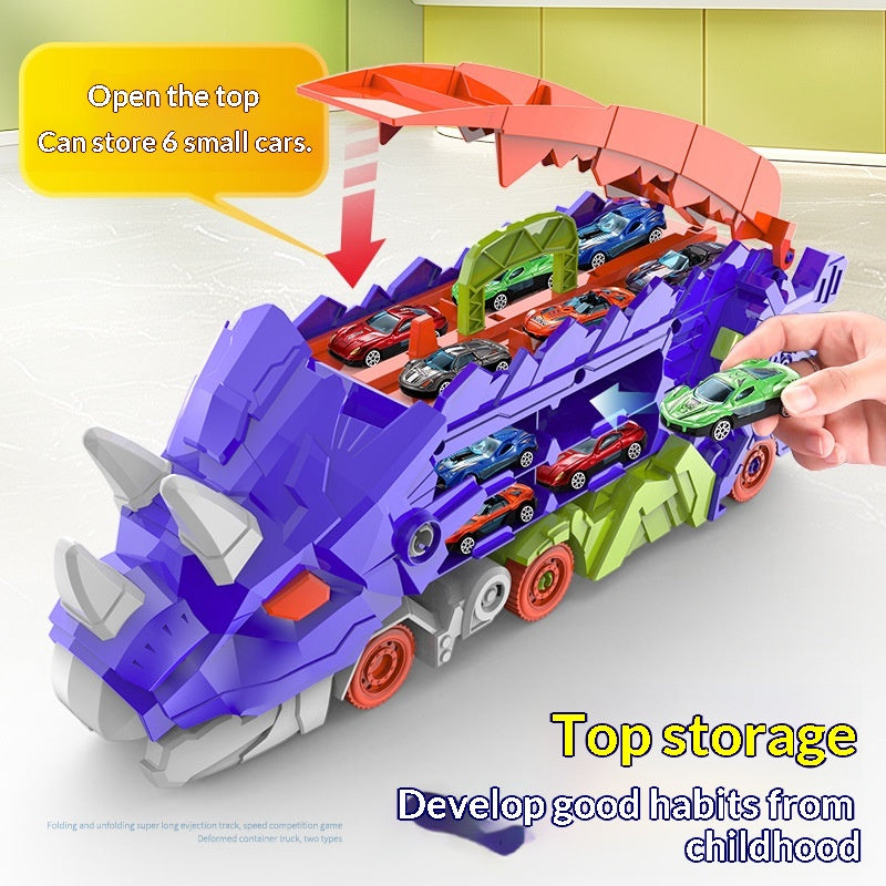 Shifting Shapes Triceratops Folding Toy Set
