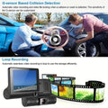 Dashcam à trois disques de 4 pouces