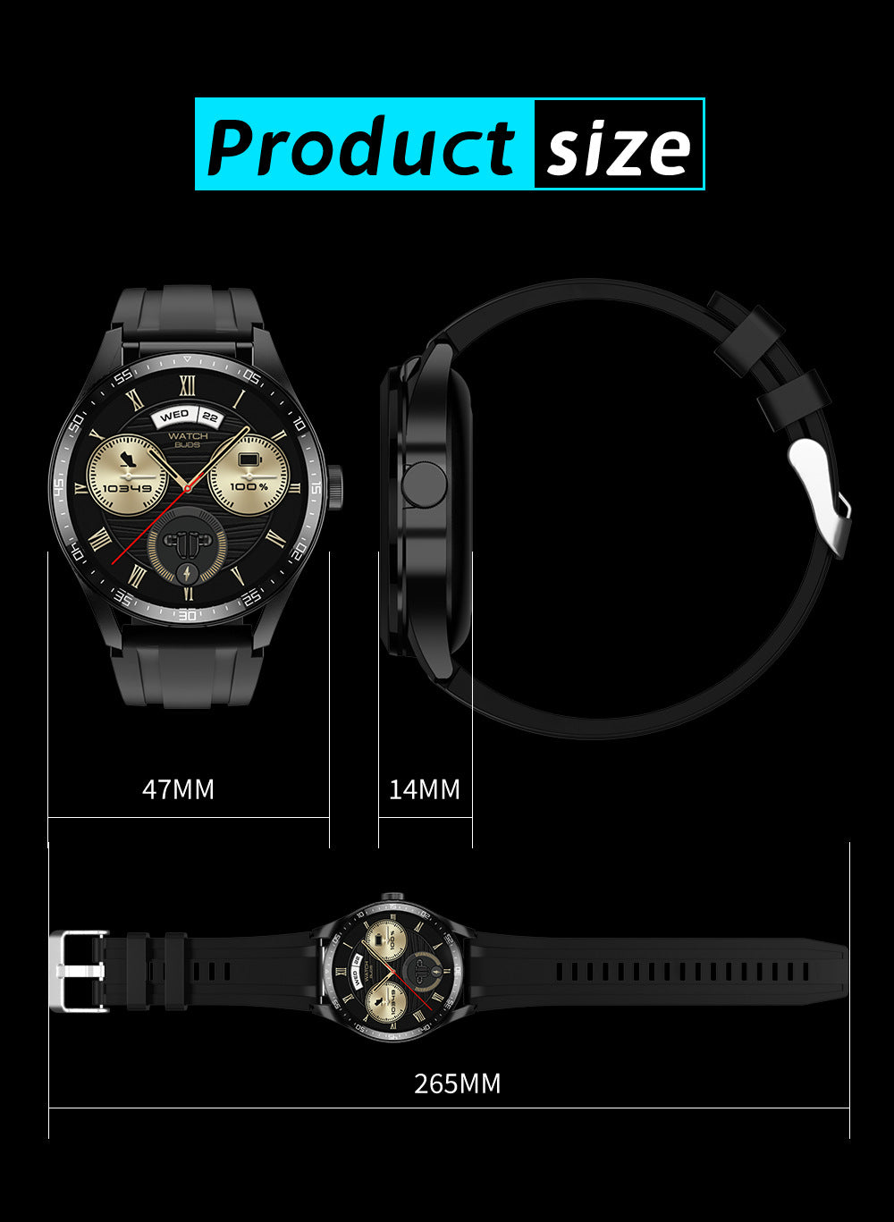 Casque Bluetooth 2-en-1 Smart Watch