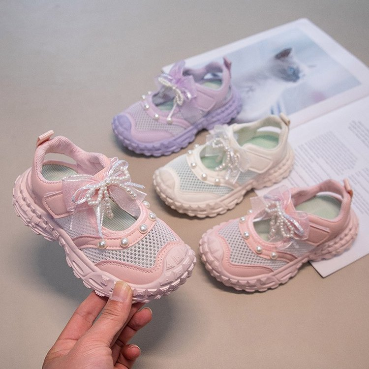 Summer Girls Hollow Mesh Sports Sandals