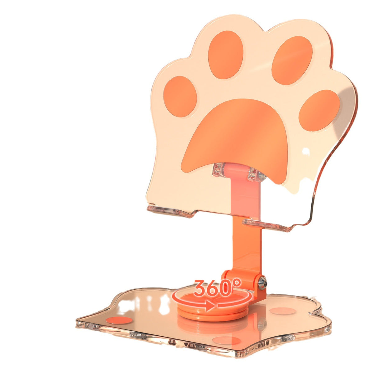 Acrylic Rotating Mobile Phone Holder Desk