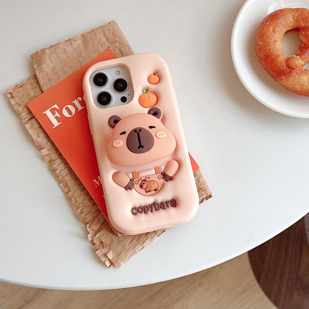 Cartoon Stand Holder Capybara 1413 Case for 111615 Pro Max