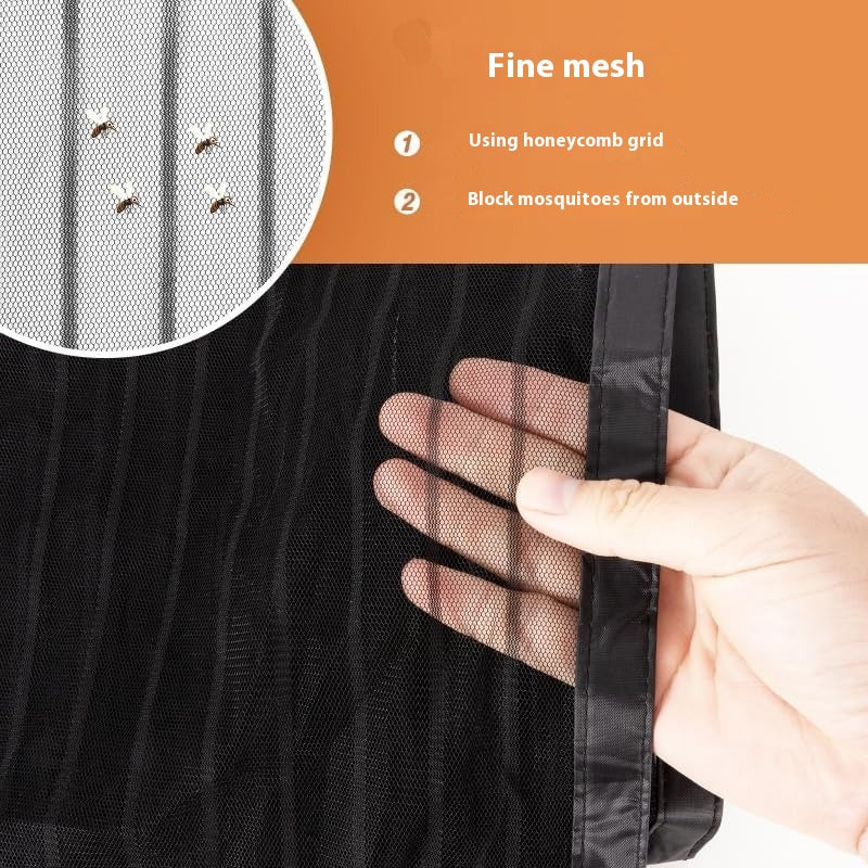 Rideau de fenêtre d'écran doux Bande magnétique Rideau de porte d'été avec velcro pushpin