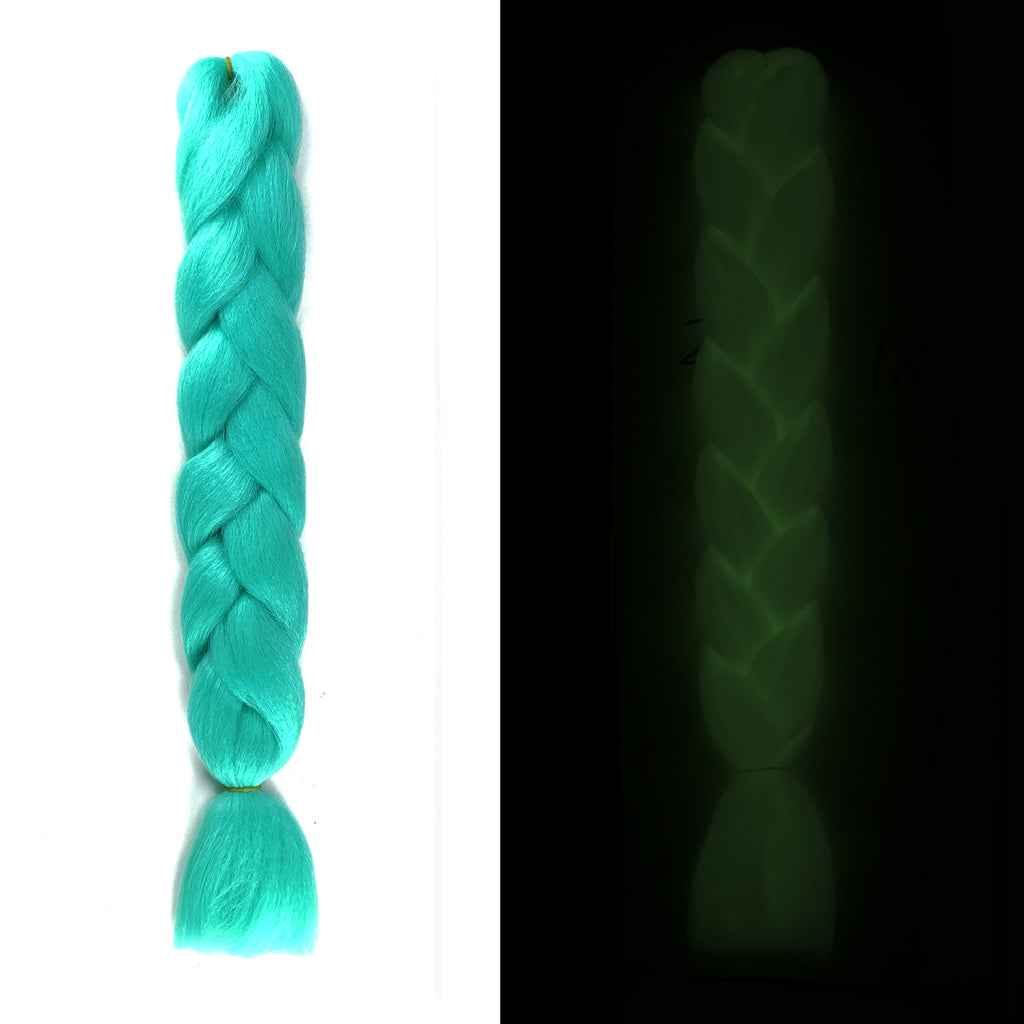 Perruque chimique fluorescente lumineuse Big Braid