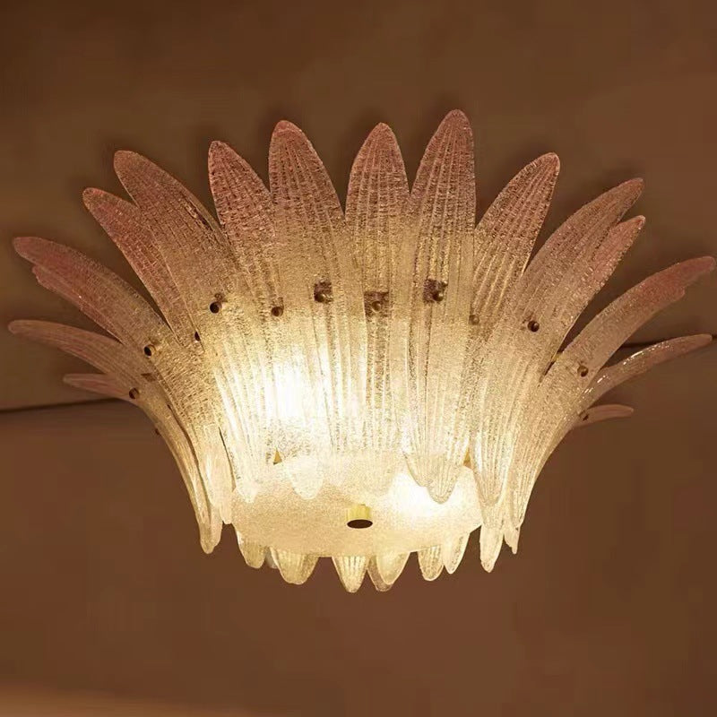 Lustre vintage de style français en retro crémeux