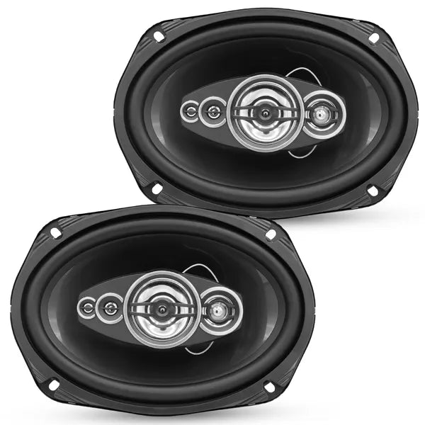 5 Core 6x9 voiture haut-parleur paire 800W 4Ohm 2 Way Coaxial haut-parleur Audio W Super Tweeter Fit for V