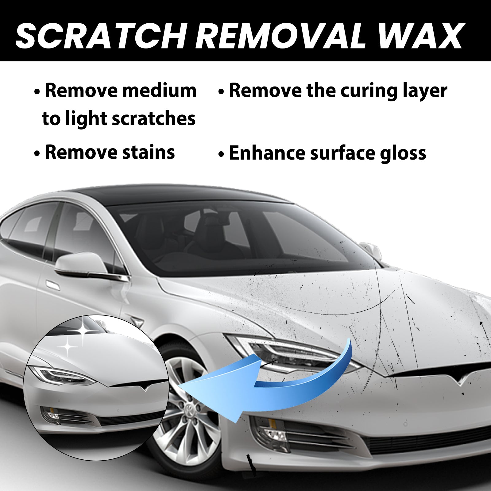 Wax de réparation de voiture Scratch
