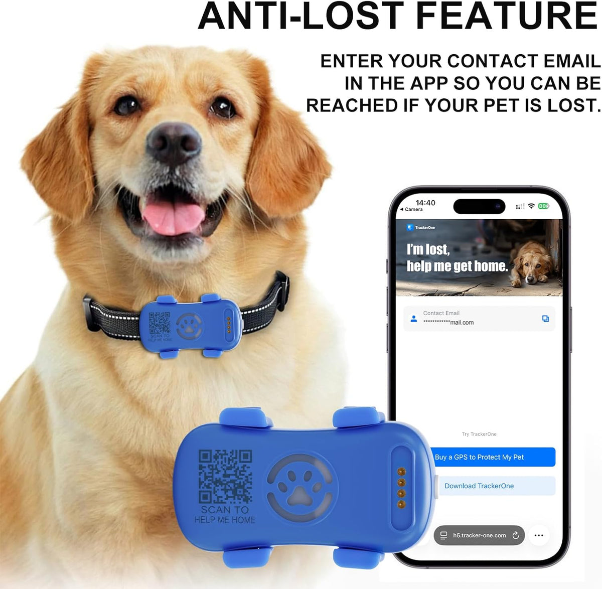 Dog GPS Tracker en temps réel