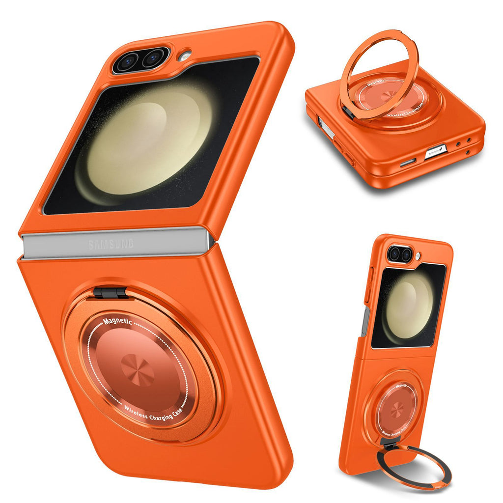 Applicable SAM Z Flip6 Degree Rotating pliant Bracket cas de téléphone à aspiration magnétique forte