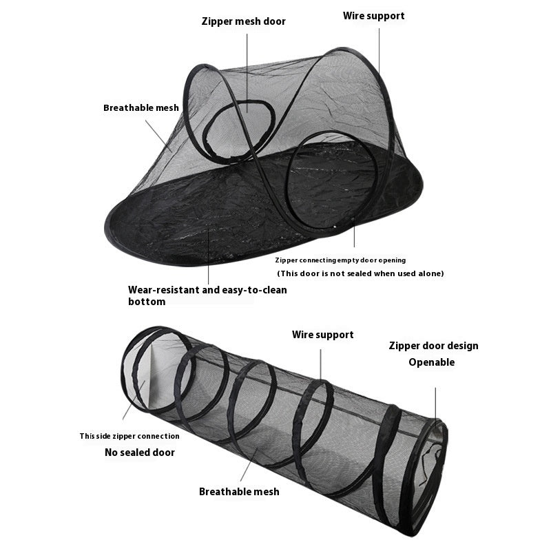 Tunnel pour chats Animaux pliables extérieurs