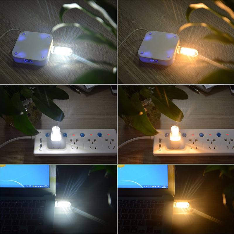 LED lumière de nuit ordinateur lampe de bureau Power Bank Mobile Power Highlight Portable