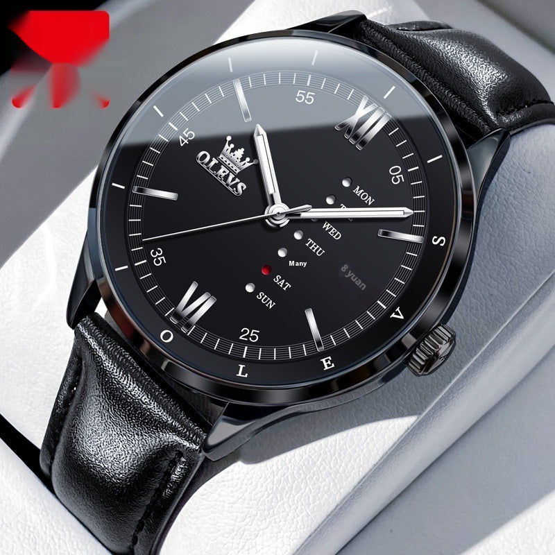 Montre Quartz multifonctions Bonnes montres imperméables pour hommes