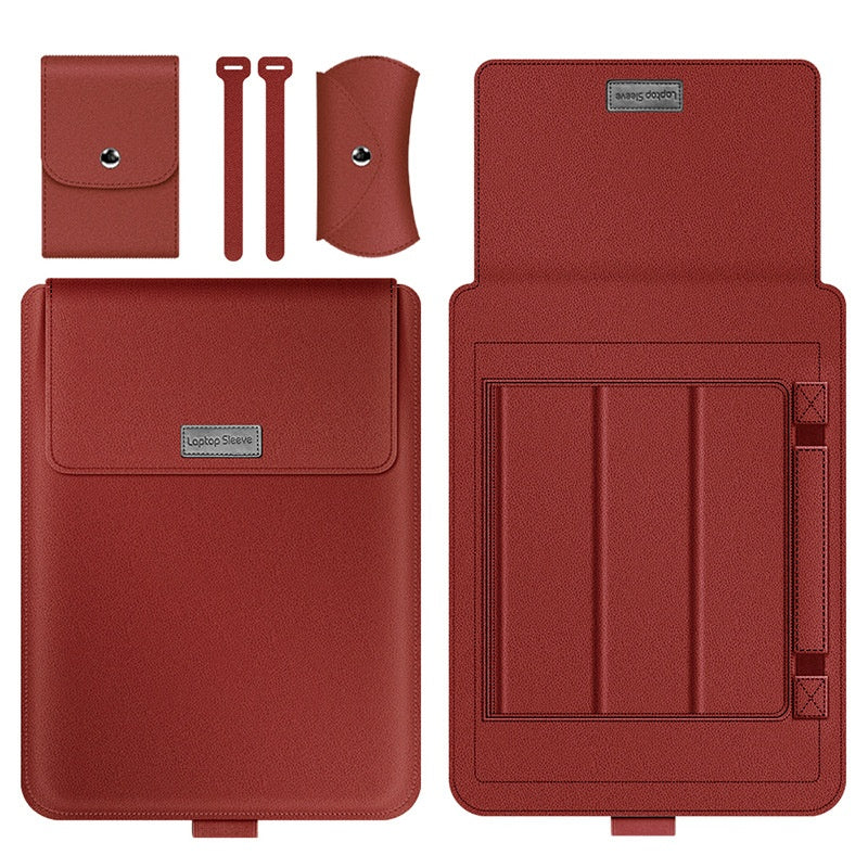 Housse de protection sac en cuir pour ordinateur portable