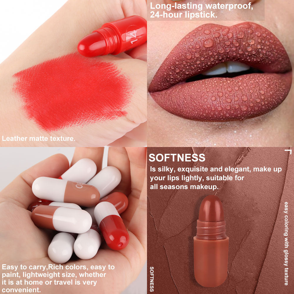 Set de rouge à lèvres élégant Mini Matte Capsule