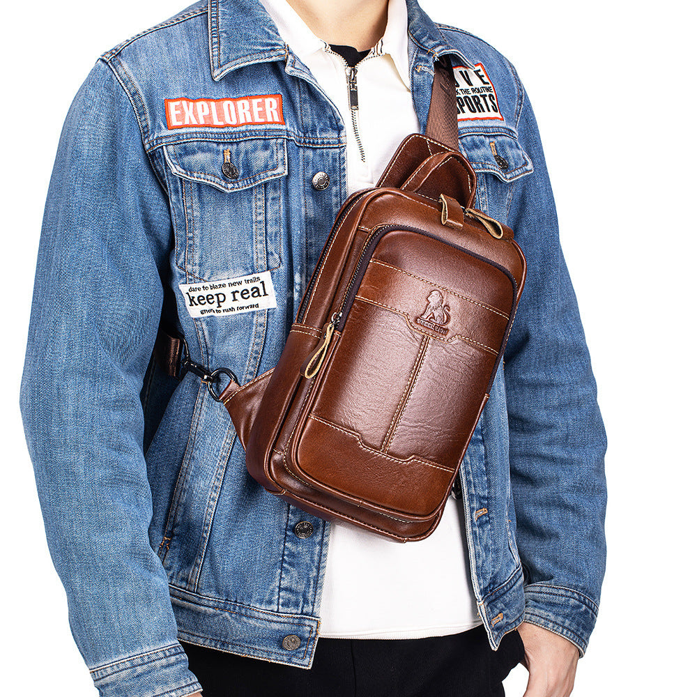 Sac de poitrine pour hommes Sac de corps à épaule unique