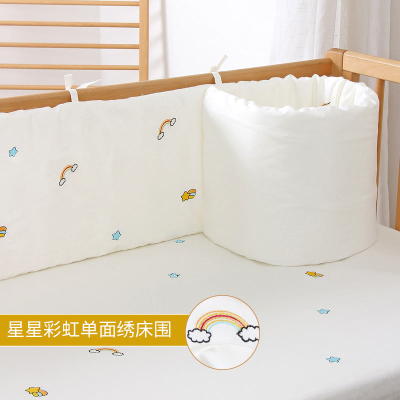 Lit de berceau Circonférence Soft Bag Lit bébé anti-collision amovible et lavable
