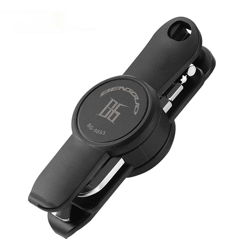 Outil de réparation de vélo boucle rotative combiné de réparation de pneus clé portable