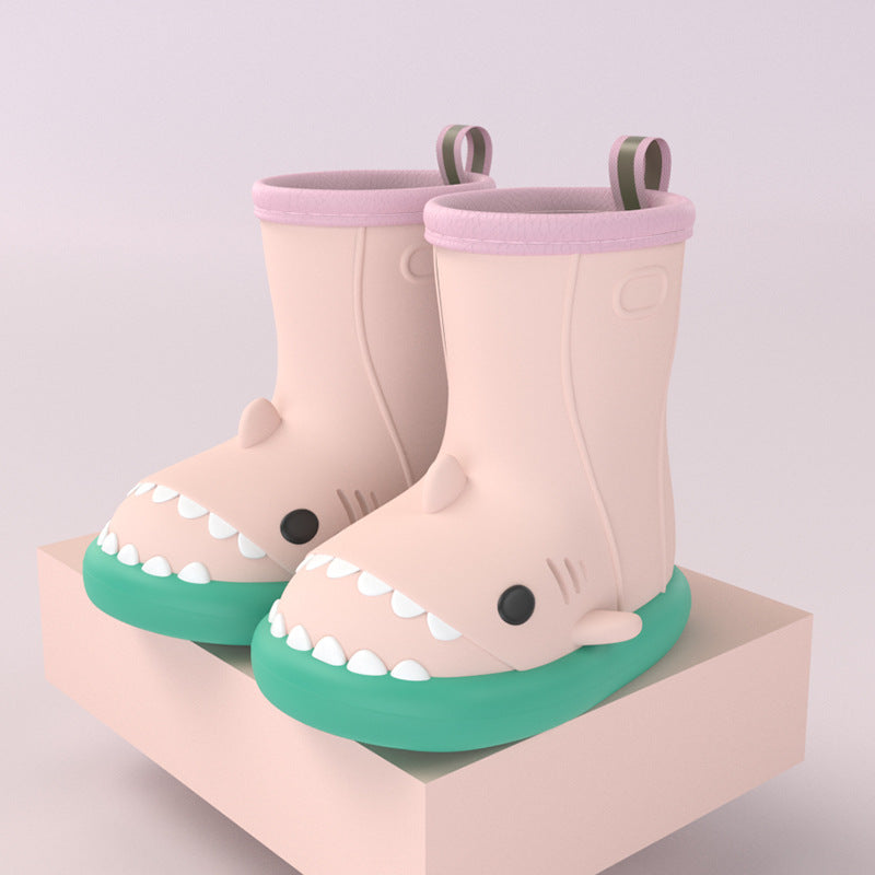 Chaussures de requin Bottes de pluie pour enfants