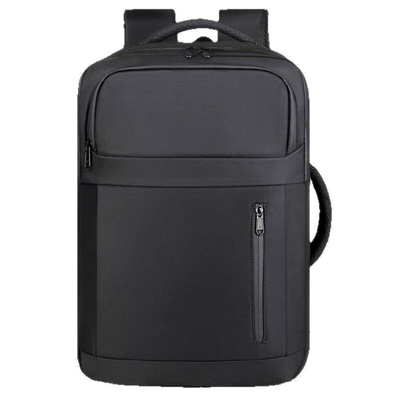 Sac à dos pour ordinateur portable d'affaires multifonctionnel résistant à l'eau de couleur solide