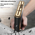 Étui de téléphone en cuir véritable F pliable écran amélioré anti-chute