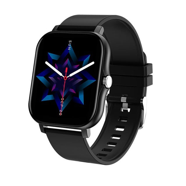 Y13 Smart Watch Pedomètre Surveillance de la fréquence cardiaque Appel compatible Bluetooth