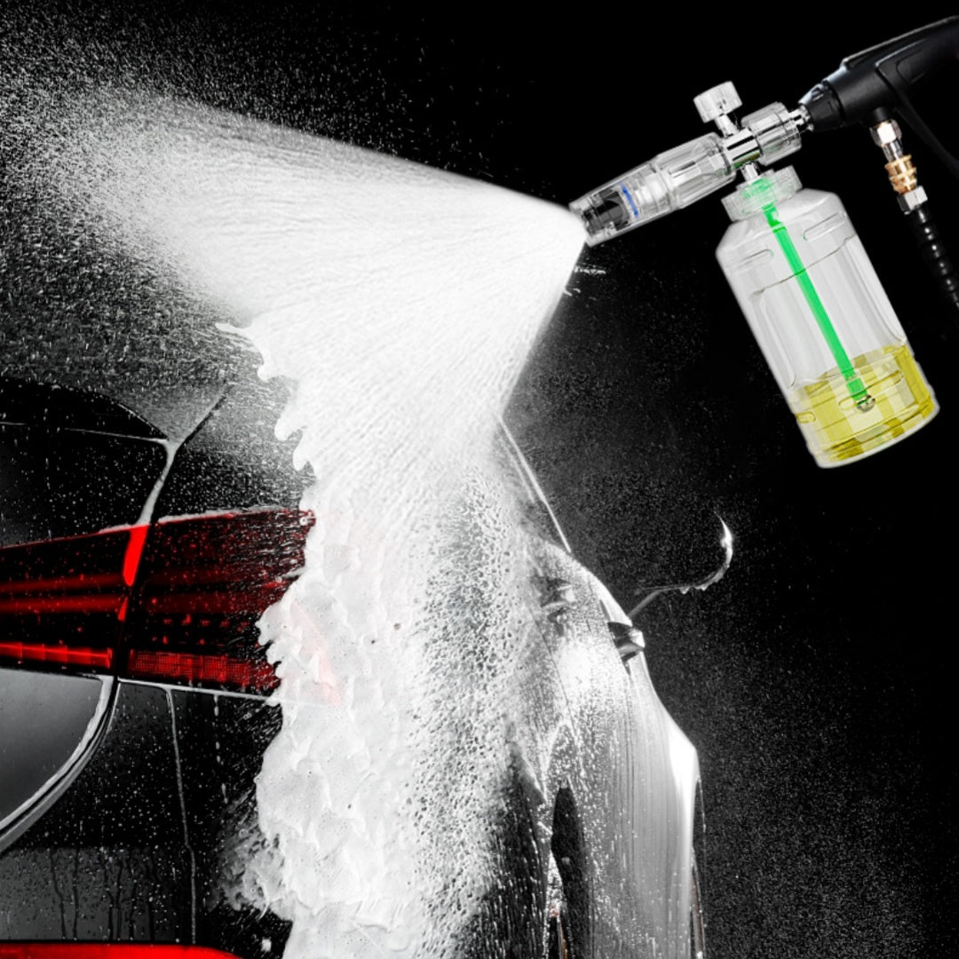 Lavage de voiture L'arrosage de bulles peut haute pression Accessoires de lavage de voiture Pistolet à eau