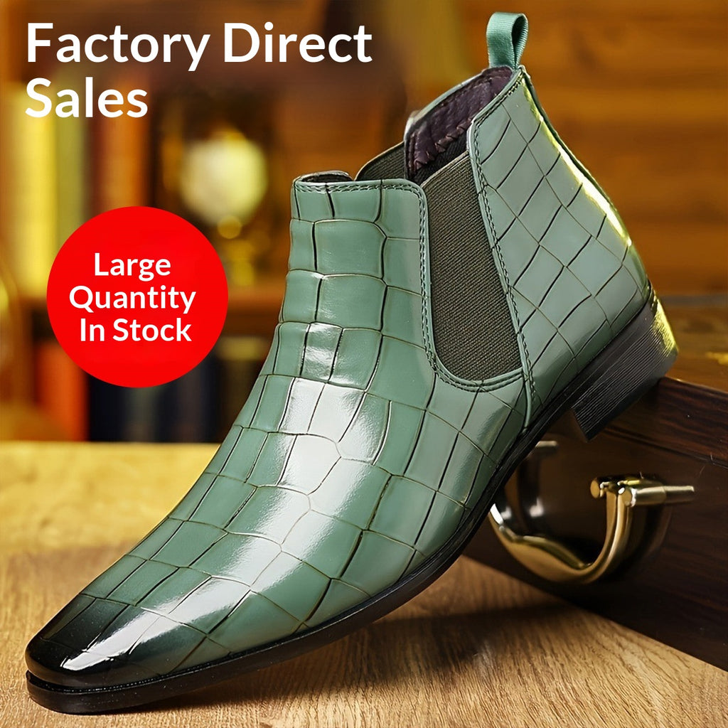 Chaussures en cuir élégantes haut de gamme pour hommes
