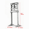 Presse hydraulique de 12 tonnes H-Frame