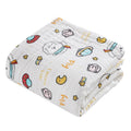 Couverture pour bébé imprimé en coton pur