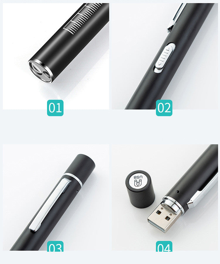 Mini lampe de stylo portable rechargeable