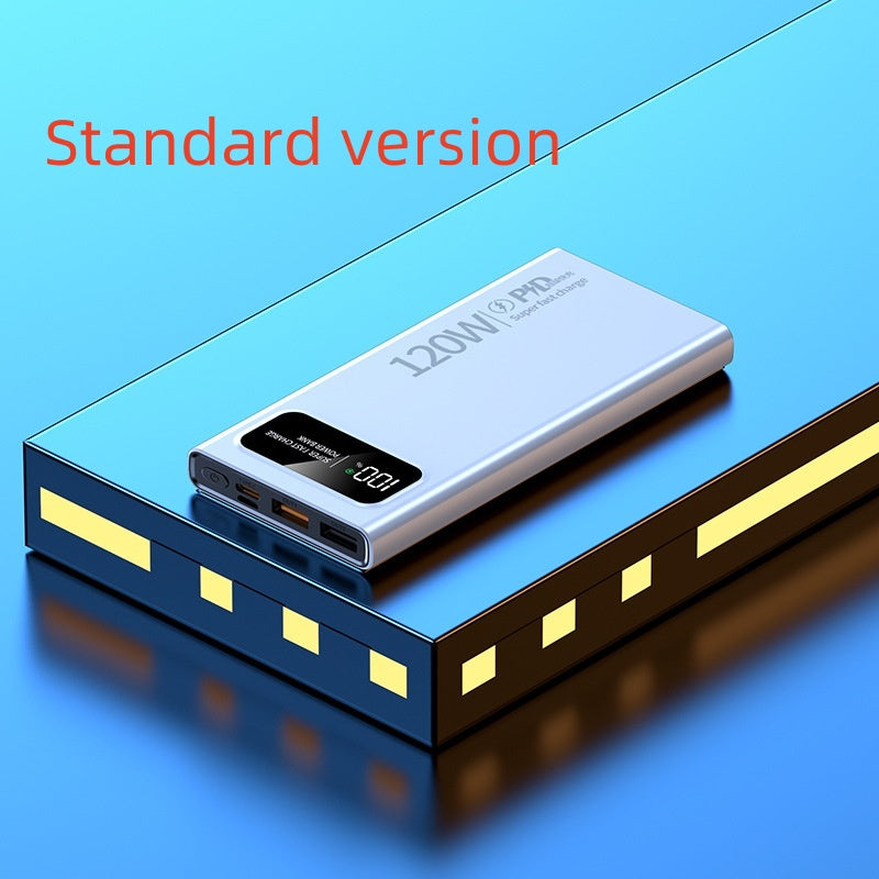 120W Power Bank 20000 MA Super Fast Charge Alimentation mobile de grande capacité