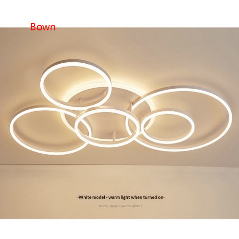 Salon LED lampe moderne éclairage Minimalist installations contemporaines
