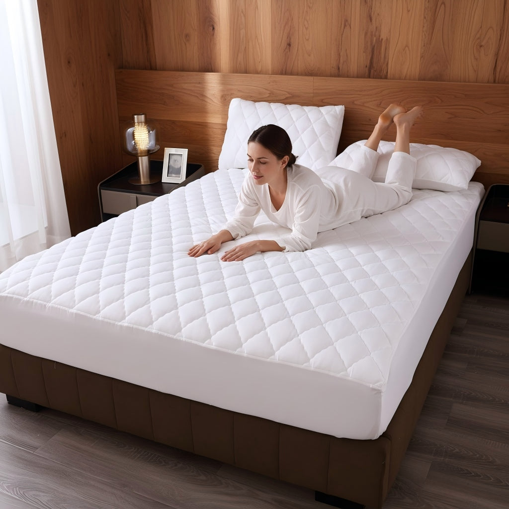 1PC Feuille de lit matelassée en diamant pour toutes les saisons