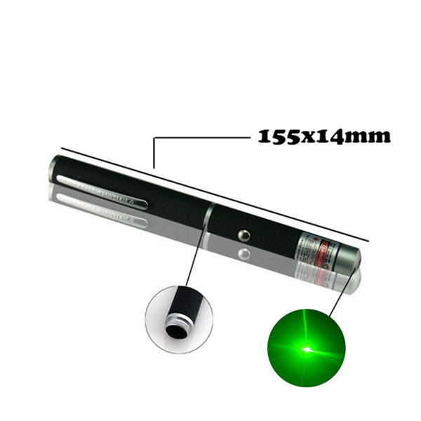 5 PCS Petit stylo pointeur laser 532nm Feu vert faisceau visible 1mW pour la conférence Presentati