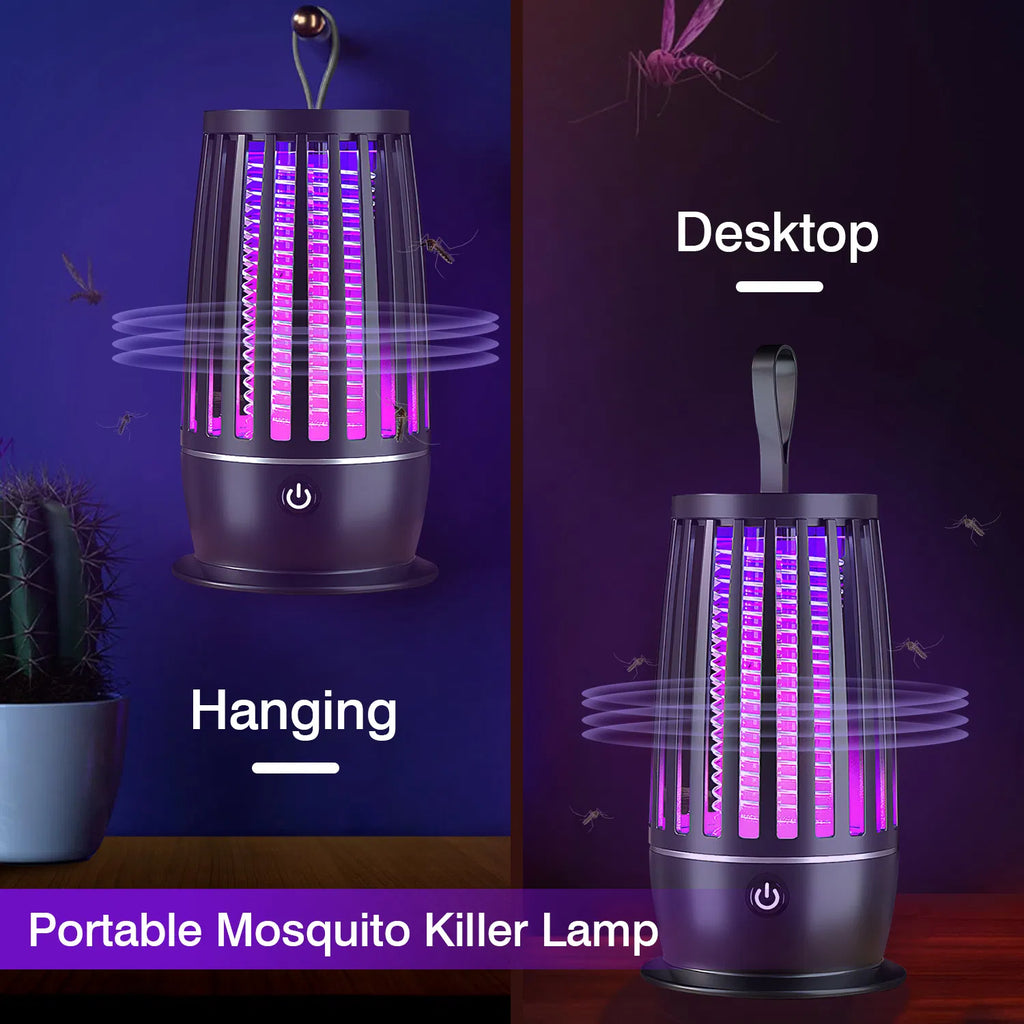 Lampe de tueur de Mosquito rechargeable Bug Zapper avec la lumière de nuit