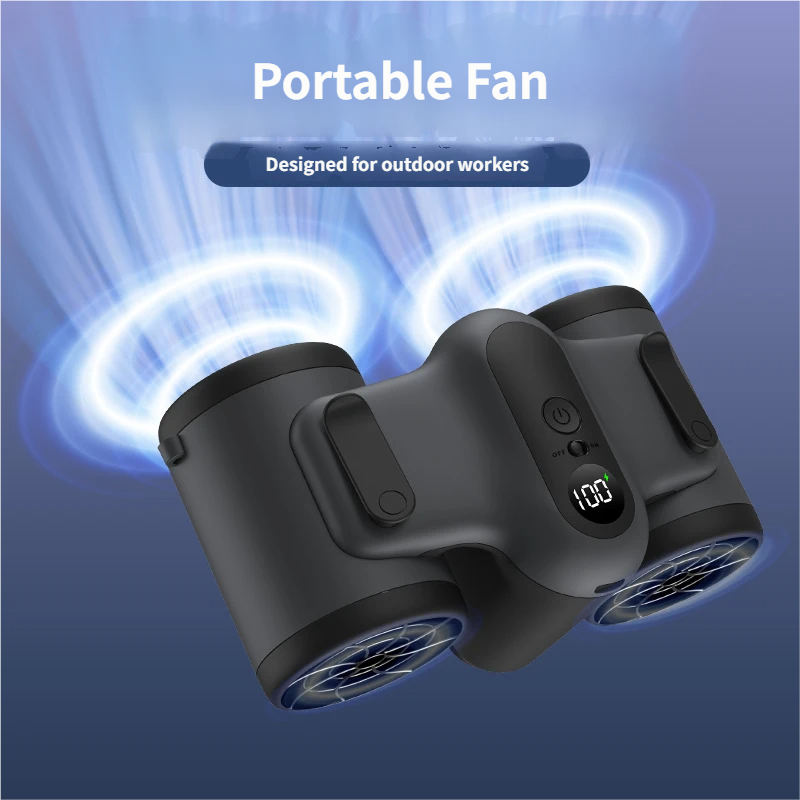 Mini ventilateur de taille Orange