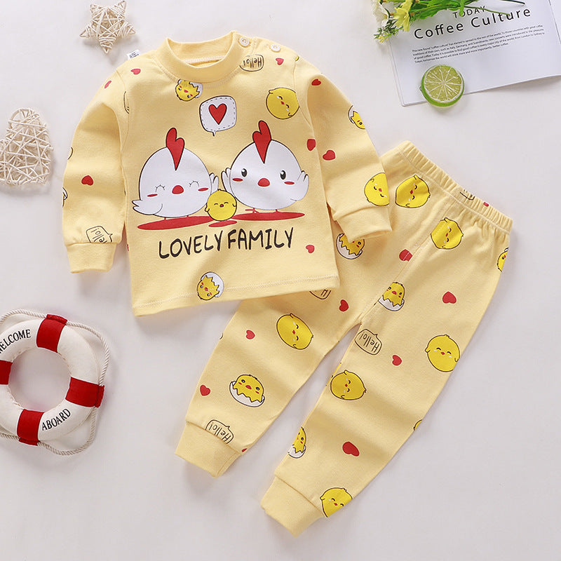 Costume pour enfants Pure Cotton Vêtements pour bébés Vêtements de salon chauds Vêtements d'automne Vêtements pour enfants