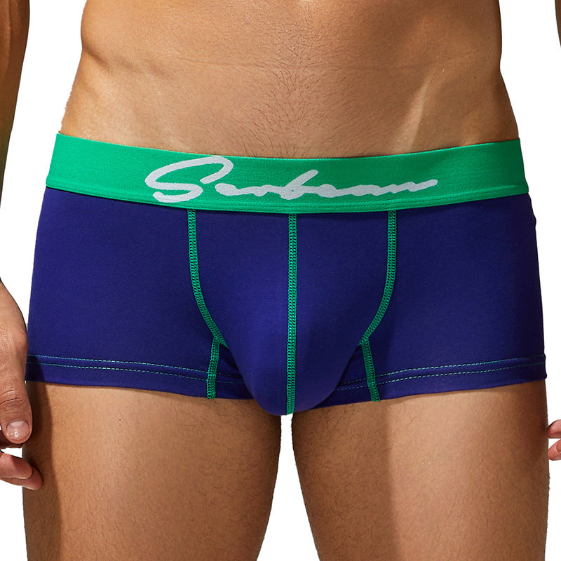 Slips de Boxer taille moyenne à taille basse pour hommes