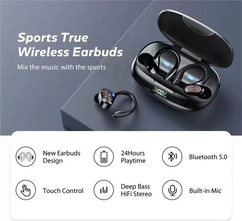 Casque Bluetooth 5.1 Écouteurs sans fil True Ecouteurs Casque HiFi Sport TWS