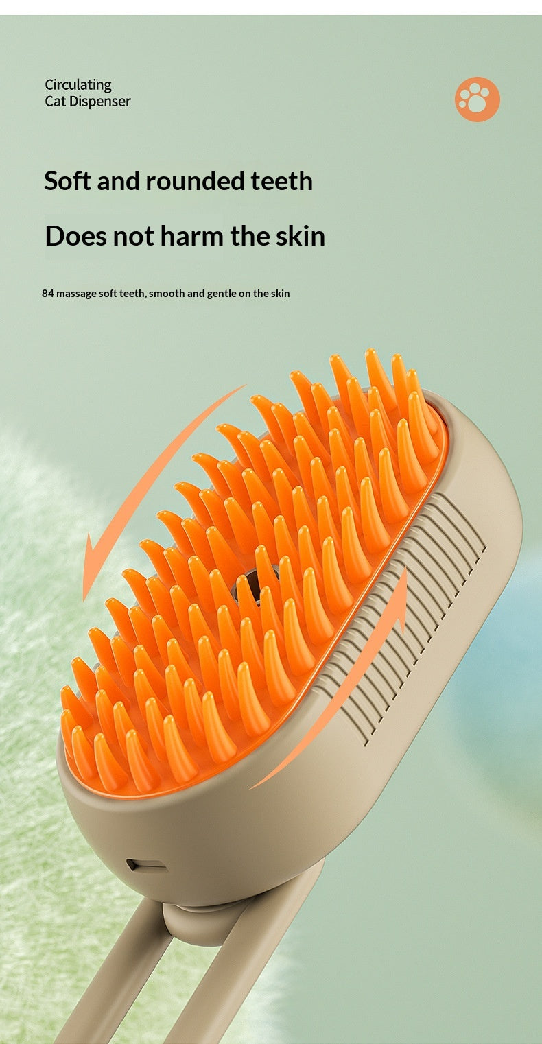Peigne de massage Spray pour animaux de compagnie