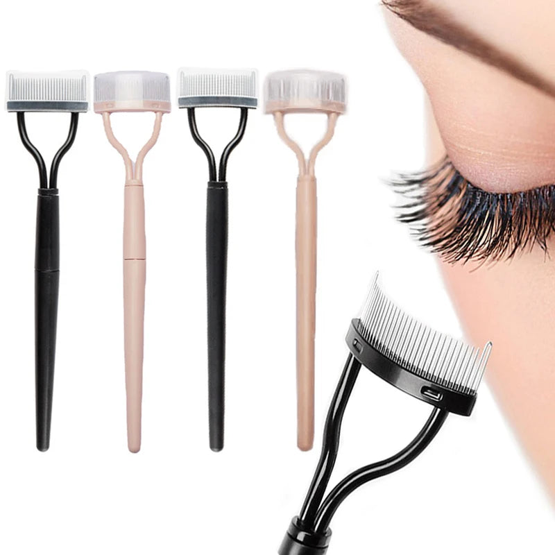 1 Pcs Séparateur de cils Dents métalliques Cils pliables Curler Beauté Maquillage Inoxydable