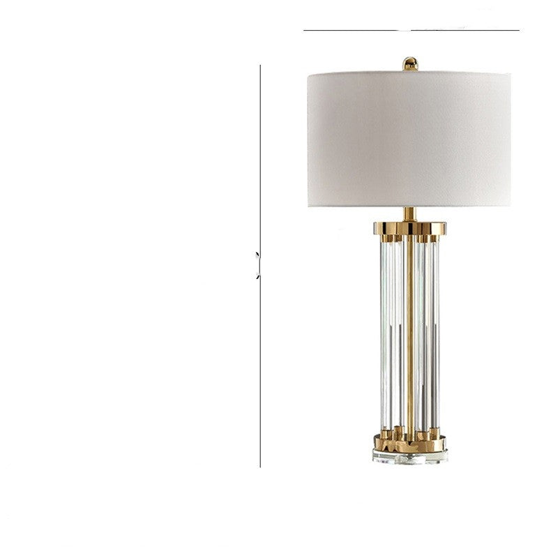 Postmoderne étude colonne de cristal de luxe salon