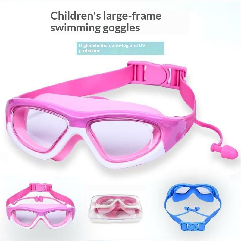 Gants de natation anti-buée pour enfants avec bouchons d'oreille intégrés