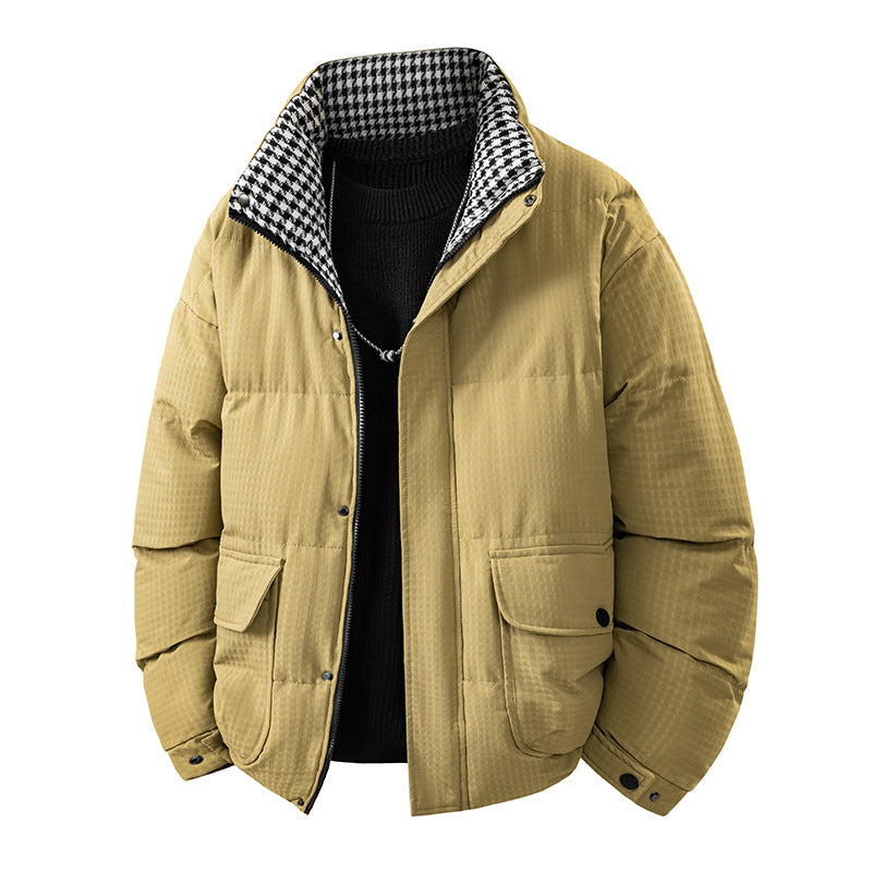 Veste de coton décontractée et mince pour hommes pour jeunes hommes