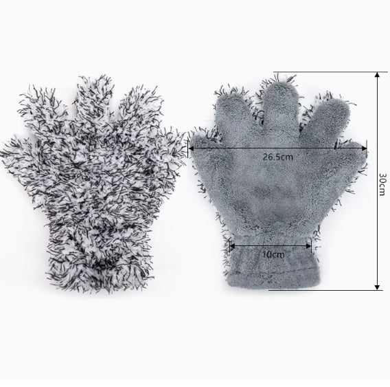 Gants de nettoyage de voiture en peluche Fournitures multifonctionnelles de nettoyage
